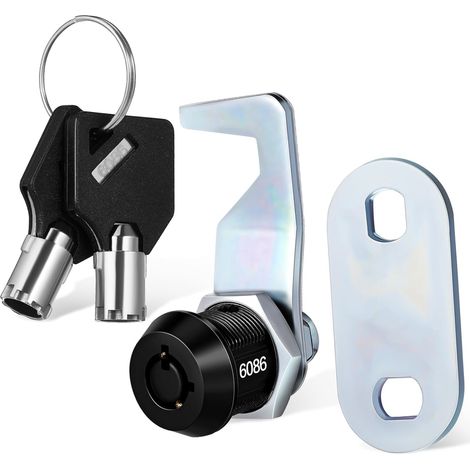 CALLARON Lot de 2 verrous à came tubulaires pour meubles et camping (1/5)