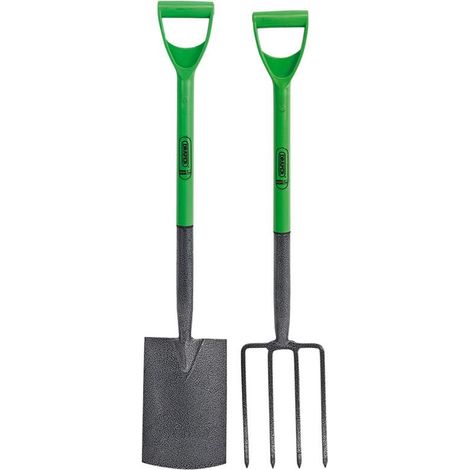 Draper 16566 Gardening Spade & Fork Set Garden Digging Set Carbon Steel Shovel (1/5)