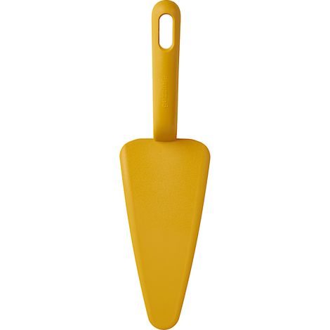 Tortenheber 28 cm, ergonomisch, antihaft, spülmaschinenfest, gelb mango