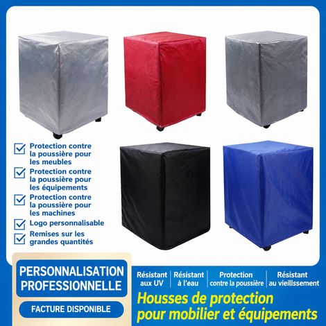 Housse de protection anti-poussière tissu Oxford bleu enduit argenté pour machines et mobilier bleu réf 0986 30 × 25 × 3 cm 70 g – Livraison gratuite