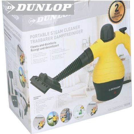 Dunlop -12116 - Nettoyeur vapeur portable 4 bars - 1050 Watts-Ywey (1/5)