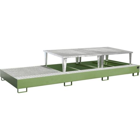 Bauer Südlohn Bac de récupération AWA 32, peint, vert réséda (1/2)
