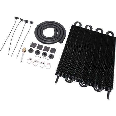 Kit de enfriador de aceite de transmisión de aluminio de primera calidad, diseño de 8 filas (1/5)