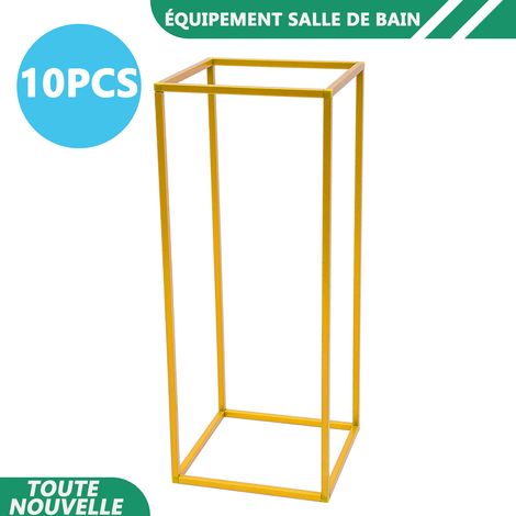 WAOBDLA 10PCs Fer Fleur Stand Table de mariage Centerpieces 23.62inch haut or mariage Fleur Stand Décor (1/5)