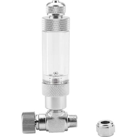 Vanne à aiguille pour aquarium, régulateur de CO2 (vanne de réglage simple + compte-bulles anti-retour, 3) - Crezuo