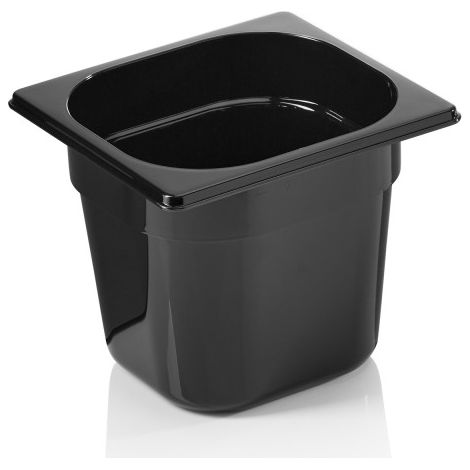 Bac GN 1/6 polycarbonate H 150 mm 2,3 ltr noir GN 96 - Was Germany (1/2)