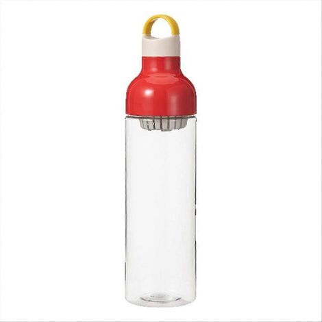 Cafetière à infusion à froid domestique, théière à infusion à froid pour fruits, sans fuite, avec tasse à infusion à froid rouge. (1/5)