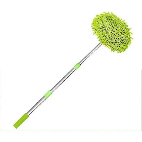 Brosse de lavage de voiture avec manche télescopique (115 cm), balai de lavage de voiture avec long manche. (1/5)