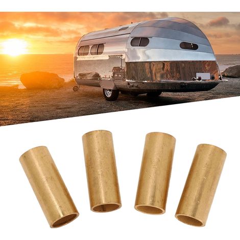 Kit de 4 douilles en bronze 1-3/4" pour ressorts à lames, ID 9/16", accessoires remorque pour essieux et égaliseurs (1/5)