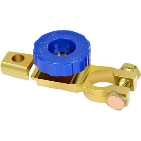 12V Battery Cut Off Switch Battery Isolator for Motorcycle Car Truck Boat Caravan 12V 24V 36V (Blue)