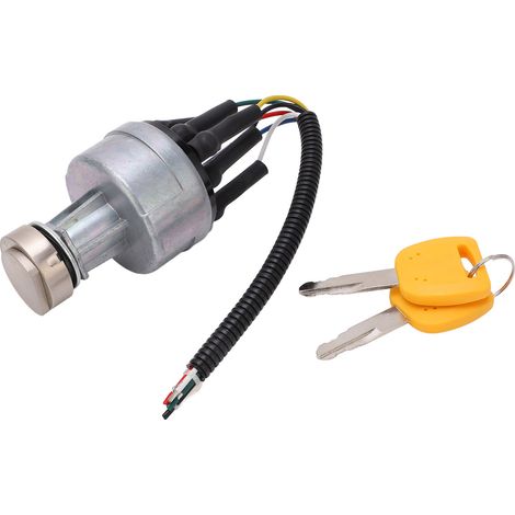 Démarreur avec capot de protection et 2 clés pour pelle Hitachi EX200 EX200-1 (1/5)