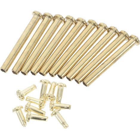10 Fächernägel, Metall, 2,7 cm, Ring, Reparatur, Faltfächer (1/5)
