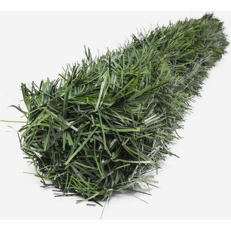 Werka Pro – Haie artificielle verte 0,8 x 3m – Structure acier et PVC – 30 brins verticaux par mètre – Grammage 800 g/m²