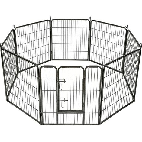 Recinto modulare per cani 80 cm 3708150