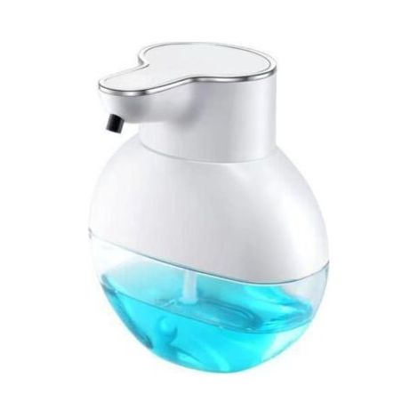 (Blanc) Distributeur de savon automatique, 2 niveaux réglables, distributeur de savon en mousse automatique rechargeable par USB de 400 ML (1/3)