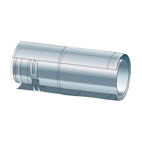 Abgassystem NW 080/125 Übergang Kesselanschlussstück, Ø100/125mm - 7747222509 von Buderus