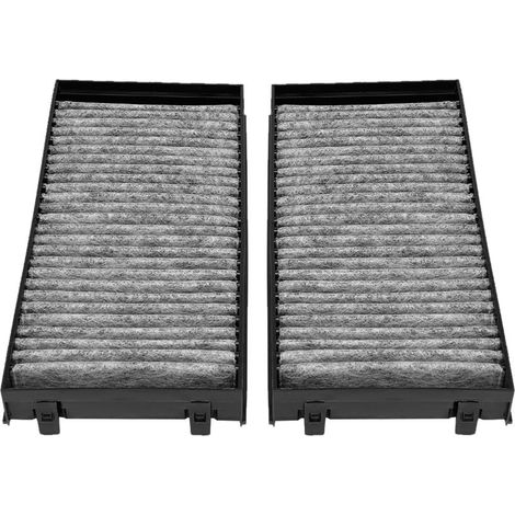 Filtre de climatisation pour voiture, filtration des contaminants 64316945586, filtre d'habitacle 11,4 x 5,5 x 1,4 pouces, tissus non tissés pour remplacement automatique X5 E70 2007-2014 (1/5)