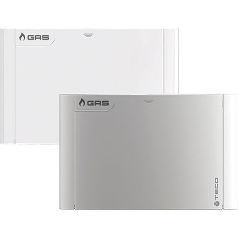 Placca di copertura valvola Gas Teco D01 Multicolore Bianco