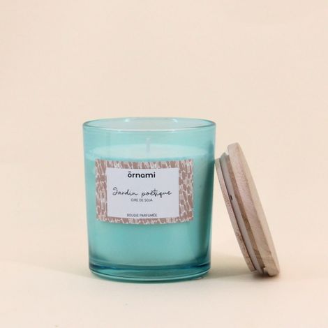 Bougie parfumée en cire de soja "jardin poétique" 280g (1/5)