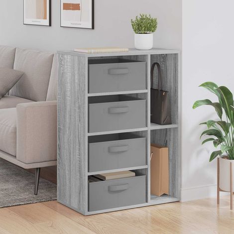 Aparador Sonoma gris 60 x 33,5 x 84 cm (1/4)