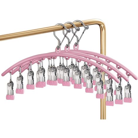 Pivotant Coupe-Vent accroche-Chaussettes, Séchoir à Chaussettes en Acier Inoxydable Crochet tournant, Séchoir à sous-vêtements (1/5)