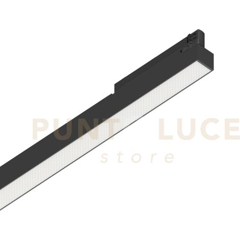 DISPLAY UGR PROIETTORE LINEARE PER BINARIO TRIFASE 14W 1900 lm 3000 K DIMMERABILE DALI NERO