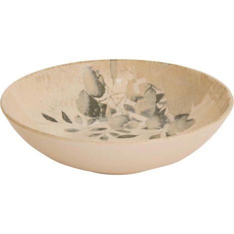 Lot de 6 Assiettes Creuses "Silvia" 20cm Gris