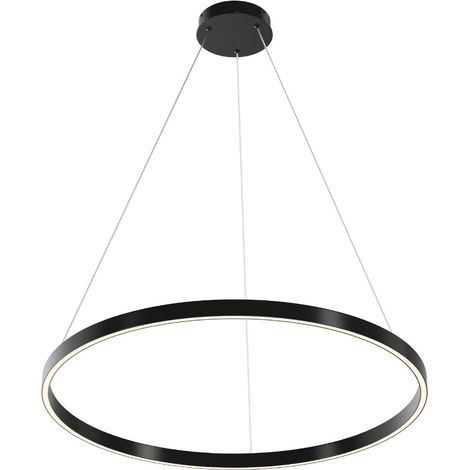 Lampada a sospensione ring LED 51W nero/bianco Maytoni (1/5)