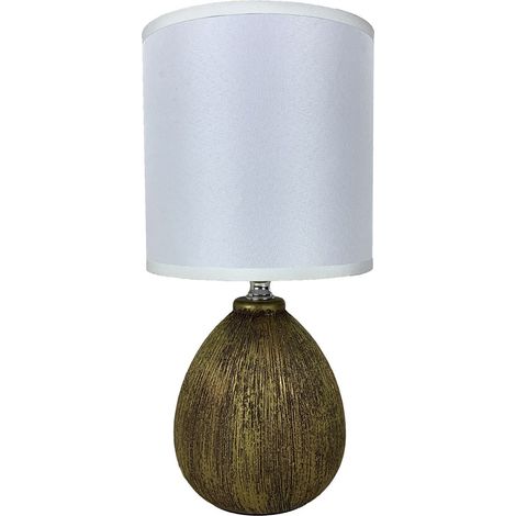 Lampara Estela 2xe14 Marron Regx41x13 Cm C/tulipas  Cristal Tallado Ambar (1/2)