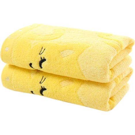 Serviette Visage - Coton 100 % - 50 x 25 cm - Pour Salle De Bain Et Usage Quotidien - 1 Pièce (1/5)