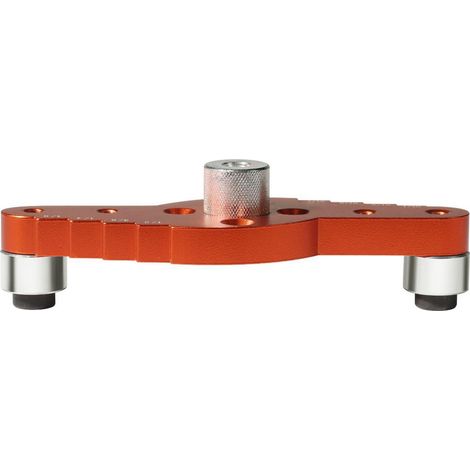 Gabarit de perçage autocentrant avec guide de perçage pour forets de 1/2, 1/4, 5/16 et 3/8 pouces, pour supports d'étagères flottantes et encastrées (1/5)