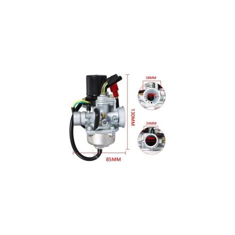 Carburateur S-giant PZ19J 19 mm pour moteur Yamaha Jog 50 cm³ 2 temps