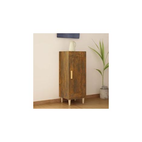 Buffet Chêne fumé 34,5x34x90 Bois d'ingénierie (1/5)