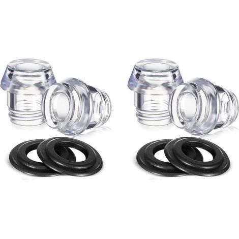 Lot de 4 pièces pour percolateur Farberware Yosemite : couvercle et rondelle, filtres de rechange pour cafetière. (1/5)