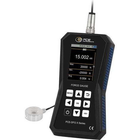 [NEUWERTIG] B-Ware PCE Instruments Kraftmesser PCE-DFG 20K XF 20kN Genauigkeit ±0,05% FS USB-C (1/2)