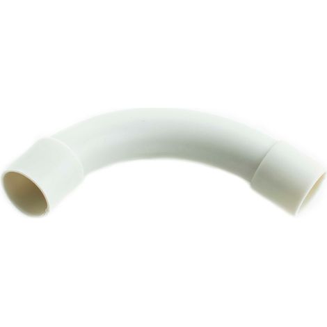 Guaina in PVC curva a 90° ø 16 mm, grigia, 10 unità