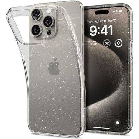 Spigen Liquid Crystal iPhone 15 Pro Max 6,7" à paillettes ACS06559
