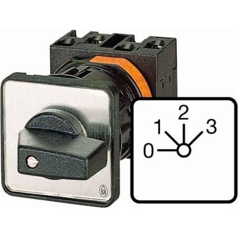 Eaton T0-2-8241/E Interruttore a camme 20 A 3 x 40 ° Grigio, Nero 1 pz. (1/3)