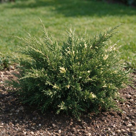 Genévrier de Pfitzer White Splash - Juniperus media White Splash 25/35cm Pot 2,5L (1/4)