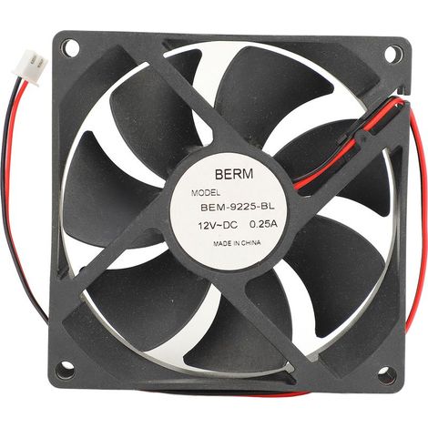 Ventilador de 4 pulgadas, 12 V CC, 3000 RPM, con doble rodamiento de bolas, extractor de humos de 90 mm para bricolaje, soldadura y láser 3D. (1/5)