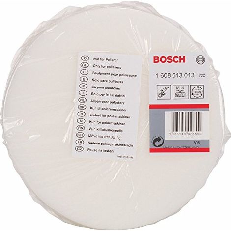 Bosch Accessories 1608613013 Tampone in spugna con filettatura M 14 - 160 mm Diametro 160 mm 1 pz. (1/4)