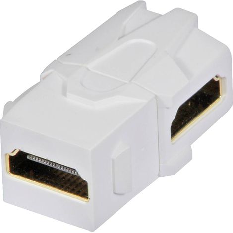 LINDY 60490 HDMI Adaptateur [1x HDMI femelle - 1x HDMI femelle] blanc C688042 (1/4)