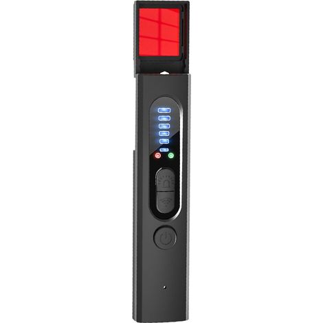 Détecteur d'insectes RF Caméra cachée Finder Bug Finder Anti Spy Anti-Recording Detectors GSM GPS Locator Tracker Caméra Dispositifs d'écoute Caméra sans fil Signal Bug Detector for Home Office Travel (1/5)
