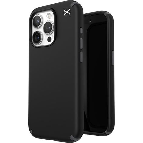 Funda Speck Presidio2 Pro MagSafe para iPhone 15 Pro (Negro / Gris pizarra / Blanco) (1/5)