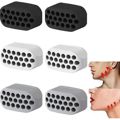 Ensemble de 6 pièces pour muscler la mâchoire et le menton. (1/5)