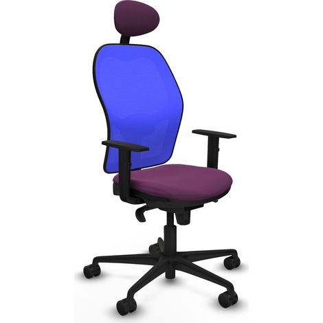 Sedia Ufficio con Poggiatesta Jorquera Piqueras y Crespo 1D036N1 Viola (1/5)