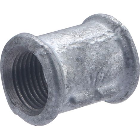 Nipplo galvanizzato, doppio femmina uguale - filettatura sinistra F15x21 NOYON & THIEBAULT