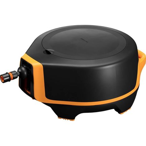 Fiskars 1067549 X-Series™ Waterwheel XL Avvolgitubo 13 mm 25 m 1/2 pollice 1 pz. Nero, Arancione (1/5)