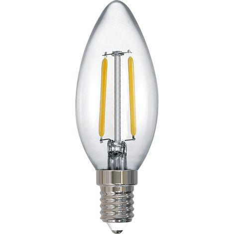 E14 Filament LED, 2 Watt, 250 Lumen warmweiß, Ø3,5cm, nicht dimmbar
