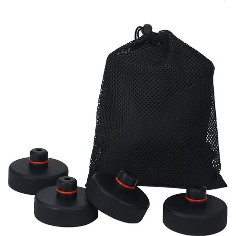Jeu de 4 cales de levage pour Tesla Model 3 YSX Highland 2024, adaptateur à poignée en caoutchouc, outil de réparation (1/5)